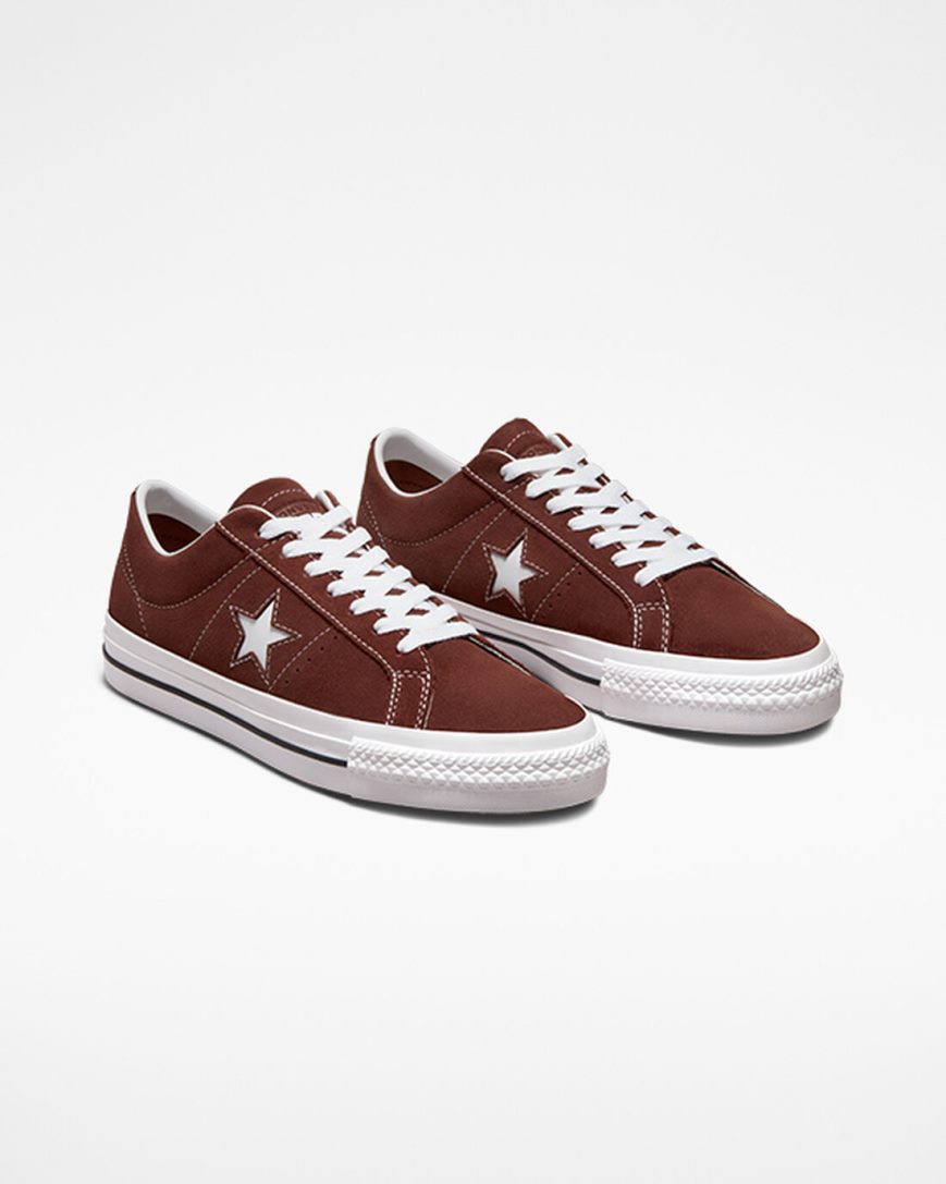 Zapatillas Skate Converse One Star Pro Hombre Rojas Blancas Negras | PE 72E058